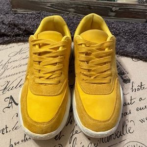 Yellow Casual Sneakers